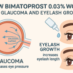 How Bimatoprost 0.03% Works for Glaucoma and Eyelash Growth?