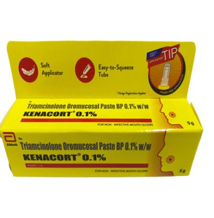 Kenacort 0.1% (7.5 gm) tube