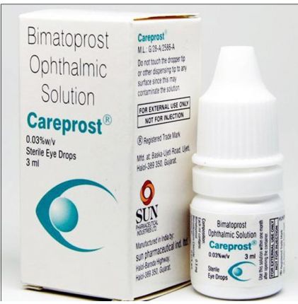 Careprost Bimatoprost Ophthalmic Solution 3 ml. (0.03%)