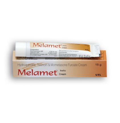 Melamet Cream 15 gm (Hydroquinone 2%)